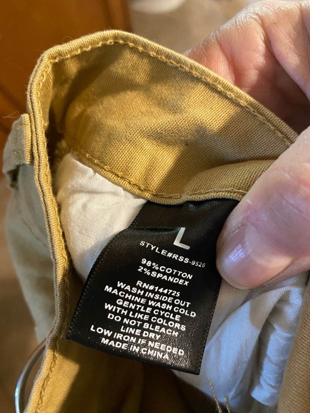 American Bazi Mustard Tan Cargo Shorts with Multiple Pockets - Picture 6 of 6